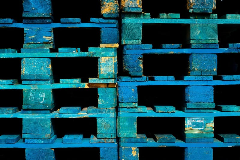 Flower-Filled Pallets